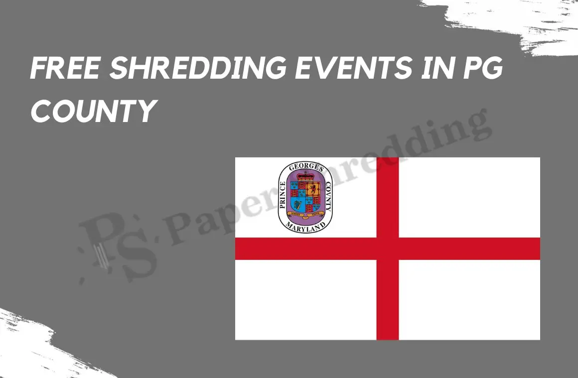PG County Shredding Event Free Community Shredding Events
