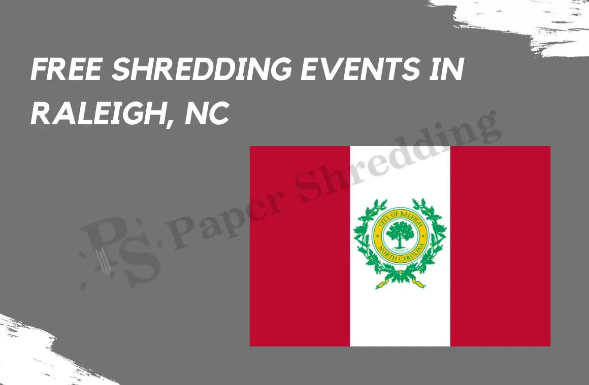 free shredding events in Raleigh NC 2024